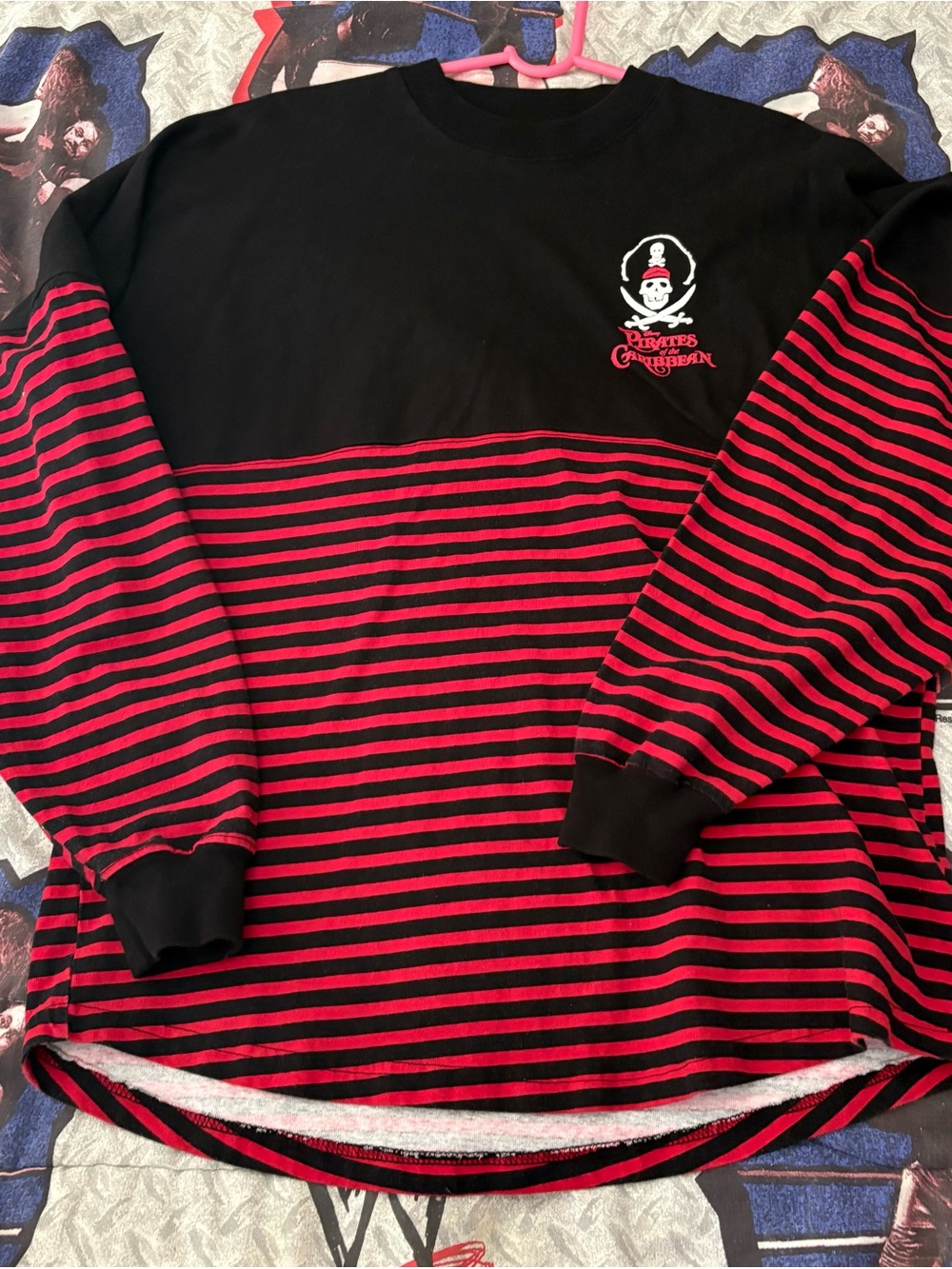 Disney Parks Pirates Of The Caribbean Spirit Jersey Mens Medium Made In USA